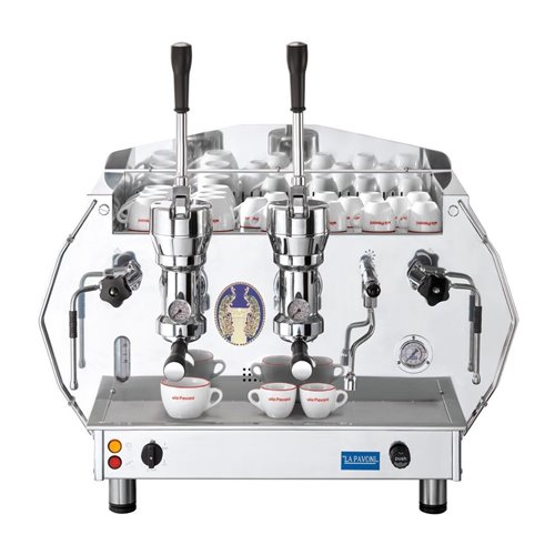 La Pavoni Two Group Professional Lever Coffee Machine 3-Phase Red DIA2L2052EU