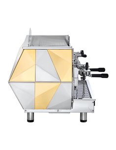 La Pavoni Two Group Automatic Professional Coffee Machine 3-Phase Gold DIA2SV1928EU