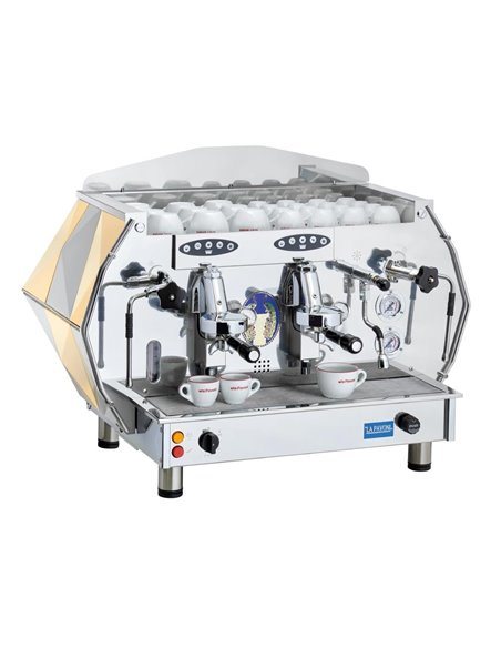 La Pavoni Two Group Automatic Professional Coffee Machine 3-Phase Gold DIA2SV1928EU