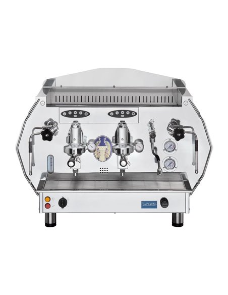 La Pavoni Two Group Automatic Professional Coffee Machine 3-Phase Red DIA2SV1667EU