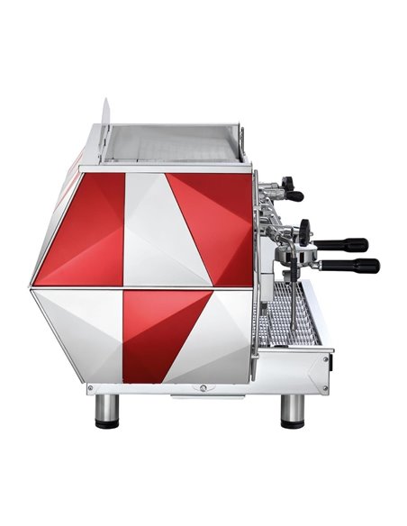 La Pavoni Two Group Automatic Professional Coffee Machine 3-Phase Red DIA2SV1667EU