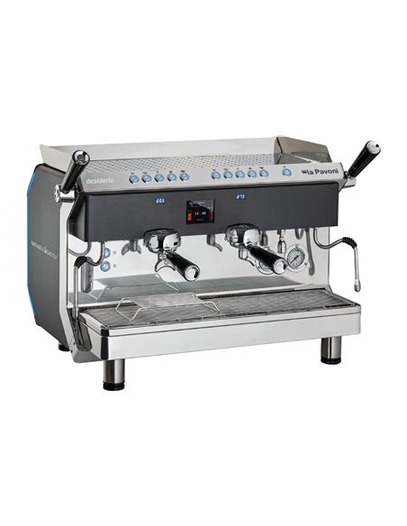 La Pavoni Two Group Automatic Professional Coffee Machine 3-Phase DESIDERIO2VNEU
