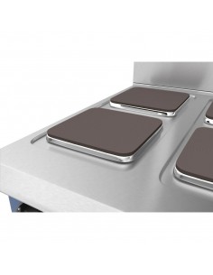 Blue Seal 4 Plate Countertop Hob 10.4kW E514S-B 2