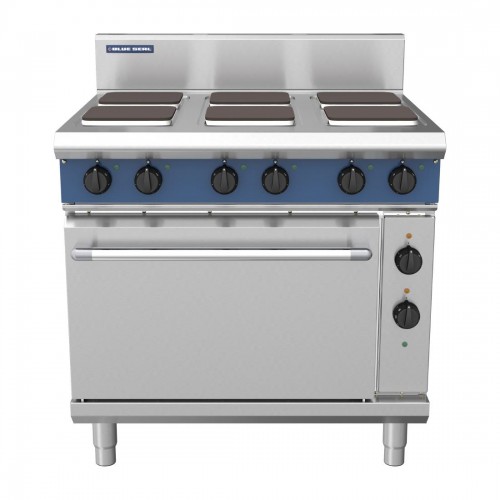 Blue Seal 6 Plate Static Oven Range 22.1kW E506S