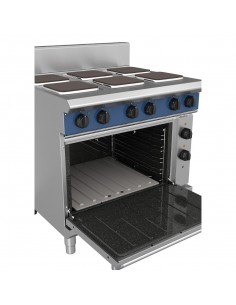 Blue Seal 6 Plate Static Oven Range 22.1kW E506S 2