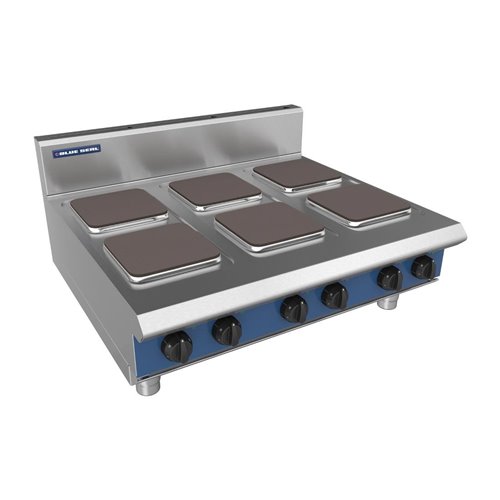 Blue Seal 6 Plate Countertop Hob 15.6kW E516S-B