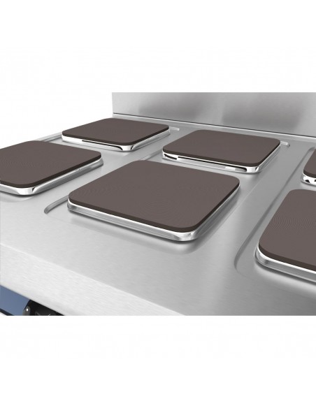 Blue Seal 6 Plate Countertop Hob 15.6kW E516S-B