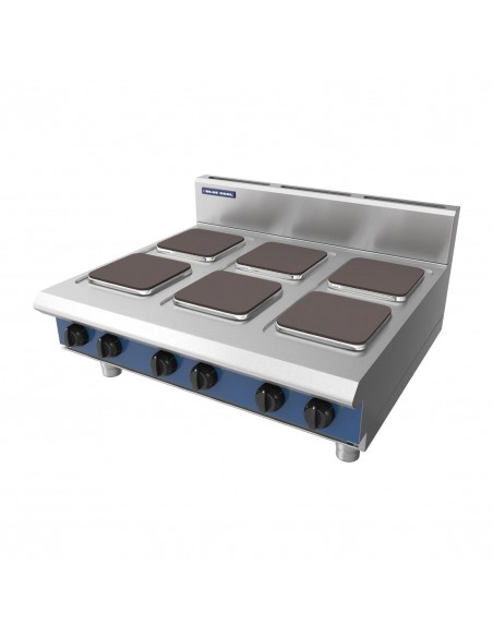 Blue Seal 6 Plate Countertop Hob 15.6kW E516S-B