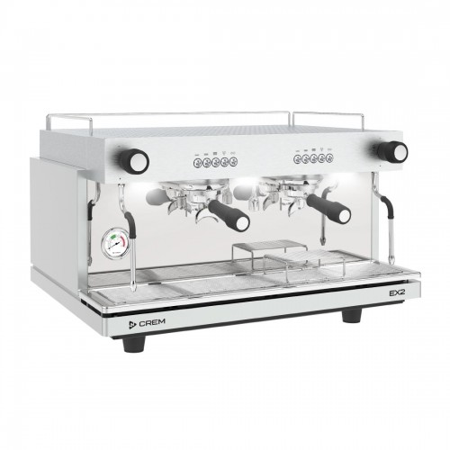 Crem EX2 2 Group Compact Traditional Espresso Machine Light Grey