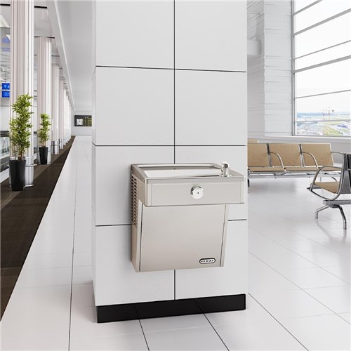 Elkay Wall Mounted Single ADA Vandal Resistant Stainless Water Fountain VRCDS