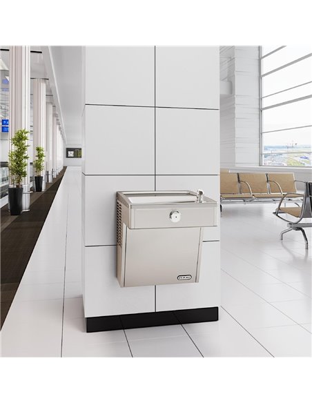 Elkay Wall Mounted Single ADA Vandal Resistant Stainless Water Fountain VRCDS