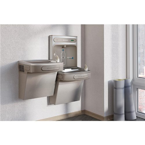Elkay EZH20 Filtered Water Bottle Filling Station with Bi-Level Cooler LZSTL8WSS2K