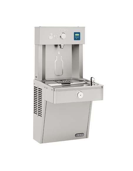 Elkay Vandal Resistant Combination Water Bottle Filling Station LVRC8WS2K