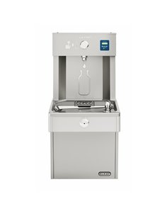 Elkay Vandal Resistant Combination Water Bottle Filling Station LVRC8WS2K 2