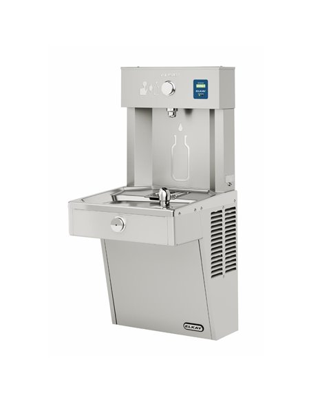 Elkay Vandal Resistant Combination Water Bottle Filling Station LVRC8WS2K