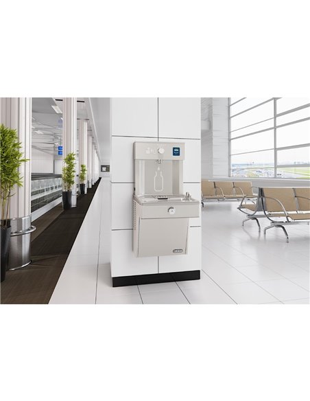 Elkay Vandal Resistant Combination Water Bottle Filling Station LVRC8WS2K