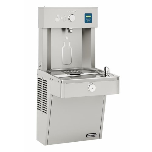 Elkay Vandal Resistant Combination Water Bottle Filling Station LVRC8WS2K