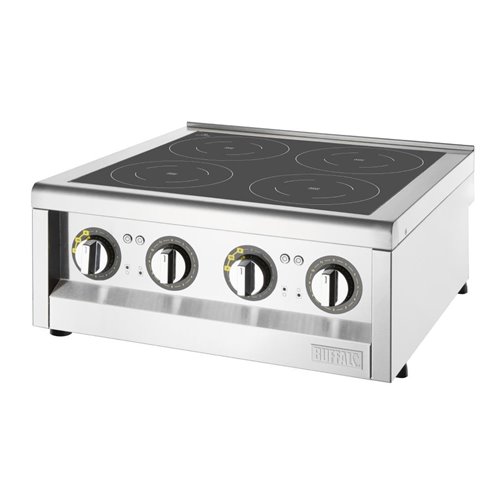 Buffalo 600 Series 4 Zone Induction Hob 2 x 3kW