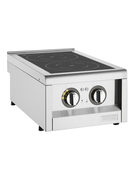 Buffalo 600 Series Double Zone Induction Hob 3kW