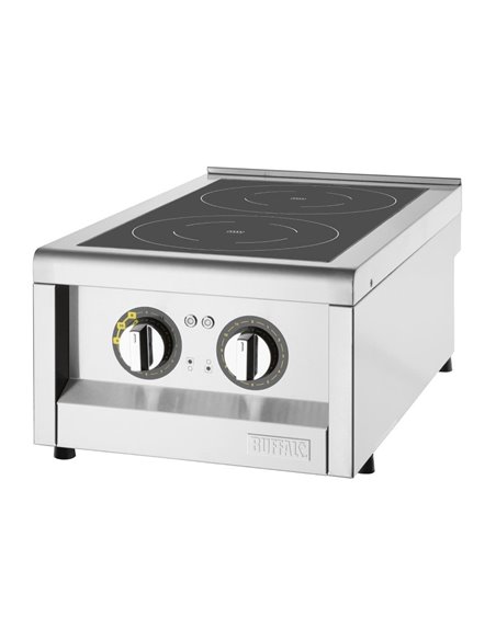 Buffalo 600 Series Double Zone Induction Hob 3kW