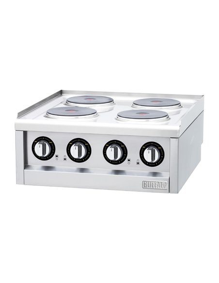 Buffalo 600 Series 4 Ring Electric Hob
