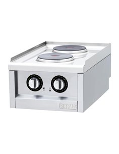 Buffalo 600 Series 2 Ring Electric Hob