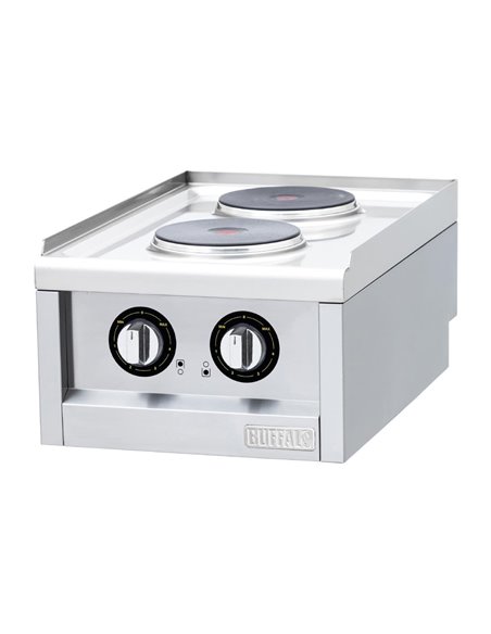 Buffalo 600 Series 2 Ring Electric Hob