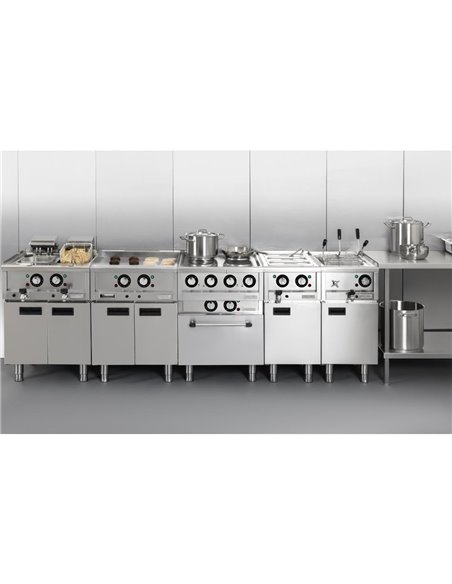 Buffalo 600 Series Ribbed Electric Griddle 400mm