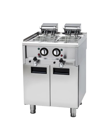 Buffalo 600 Series Twin Tank Electric Fryer 2 x 8Ltr