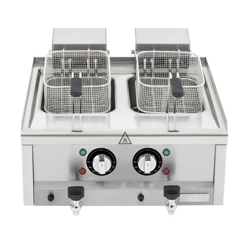 Buffalo 600 Series Twin Tank Electric Fryer 2 x 8Ltr
