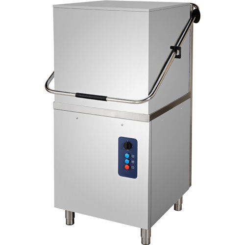 Pass through dishwasher 1080 plates/hour Rinse aid pump Detergent pump 230V | Stalwart DA-DWASH100MXL