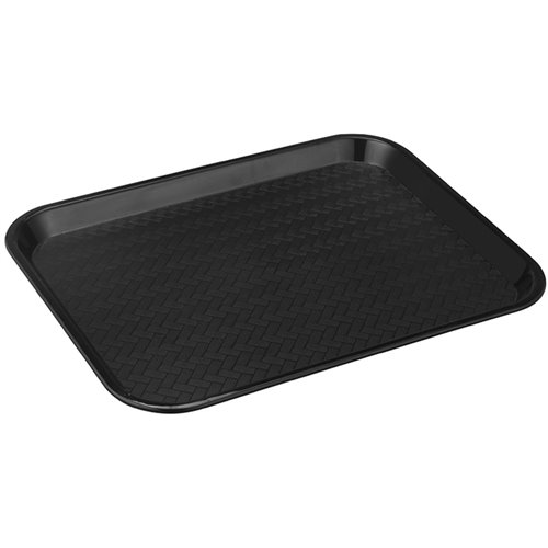 Serving Tray Rectangular 410x300mm Black | Stalwart DA-ST4130