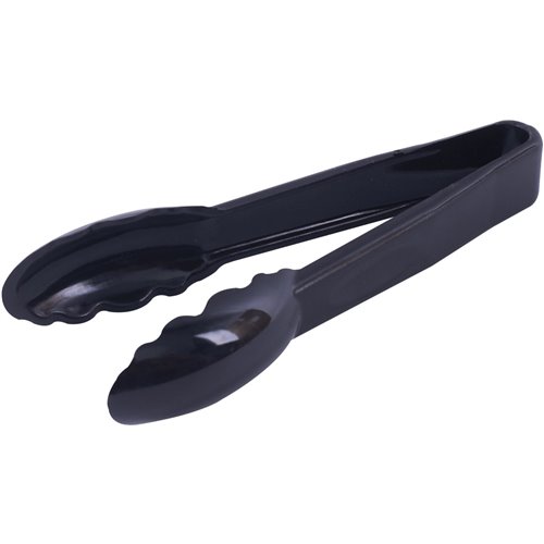 6&quot Catering Buffet Tongs Black Polycarbonate| Stalwart DA-UTITONG6