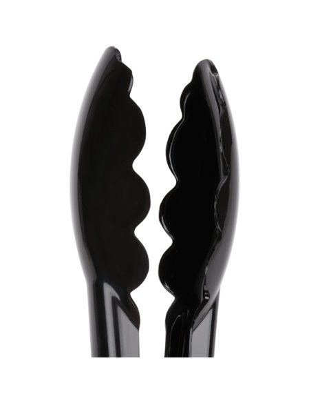 6&quot Catering Buffet Tongs Black Polycarbonate| Stalwart DA-UTITONG6