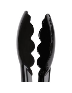 12&quot Catering Buffet Tongs Black Polycarbonate| Stalwart DA-UTITONG12 2