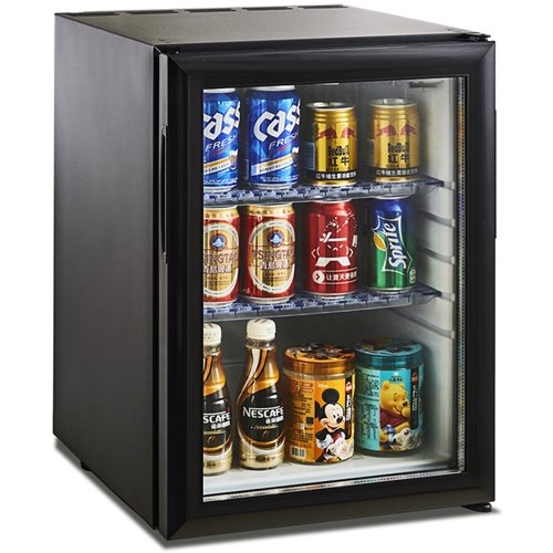 36lt Hotel Minibar Fridge Glass door | Stalwart DA-XC40T