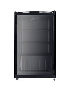 99lt Beer bottle cooler Glass door Black | Stalwart DA-AX108BVC  2