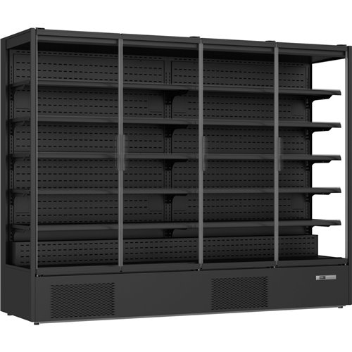 Commercial Four Door Display Merchandiser Fridge 1529 litres | Stalwart DA-MULTI166GLASS