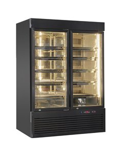 Professional Meat Dry Ageing Maturing Refrigerator Double Door 1000lt Black | Stalwart DA-RB1220B