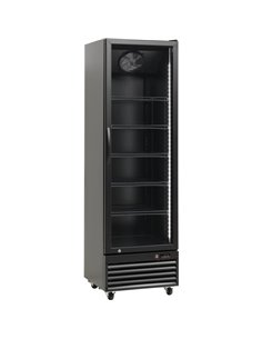Commercial Display Refrigerator with Glass door 600 litres Black | Stalwart DA-BLG6001M