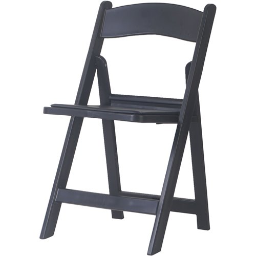 Folding Chair Black Vinyl Seat | Stalwart DA-GS60501