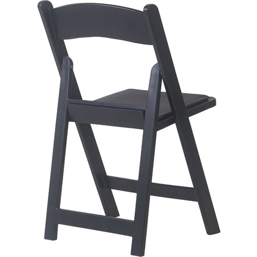 Folding Chair Black Vinyl Seat | Stalwart DA-GS60501