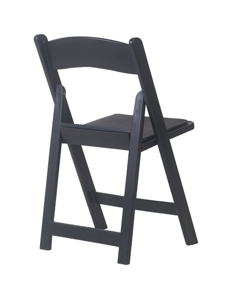 Folding Chair Black Vinyl Seat | Stalwart DA-GS60501