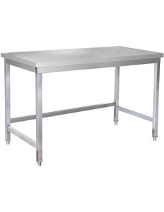 Premium Commercial Work table Stainless steel No bottom shelf 1800x700x980mm | Stalwart DA-DW18070WO