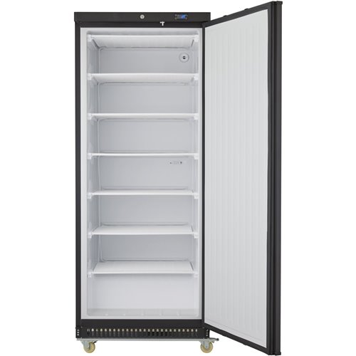 600lt Commercial Freezer Upright cabinet Black Single door | Stalwart DA-DWF600BC
