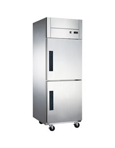 Commercial Refrigerator Stainless Steel Upright cabinet Split door 600 litre Fan cooling | Stalwart DA-Z06DF
