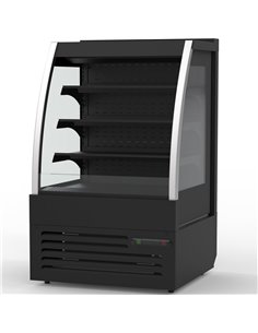 Multi Deck Refrigerator 210 litres with Night Curtain Black 990x620x1450mm | Stalwart DA-VC14F103I