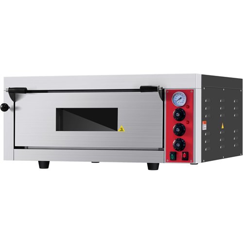 Commercial Pizza oven Electric 1 chamber 660x660mm Mechanical controls 5kW | Stalwart DA-KNGEP4T