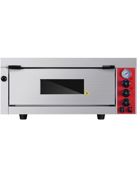 Commercial Pizza oven Electric 1 chamber 660x660mm Mechanical controls 5kW | Stalwart DA-KNGEP4T Commercial Pizza oven Electric 1 chamber 660x660mm Mechanical controls 5kW | Stalwart DA-KNGEP4T