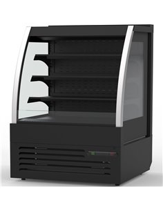 Multi Deck Refrigerator 230 litres with Night Curtain Black 1295x620x1450mm | Stalwart DA-VC14F104I